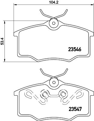 HELLA PAGID 8DB 355 010-371 Brake Pad Set, disc brake
