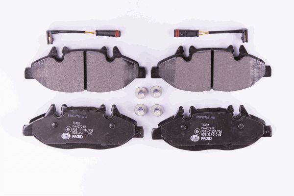HELLA PAGID 8DB 355 010-651 Brake Pad Set, disc brake