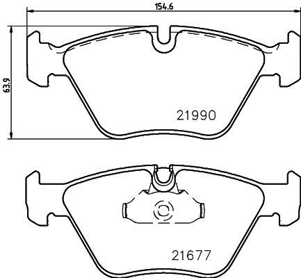 HELLA PAGID 8DB 355 010-711 Brake Pad Set, disc brake