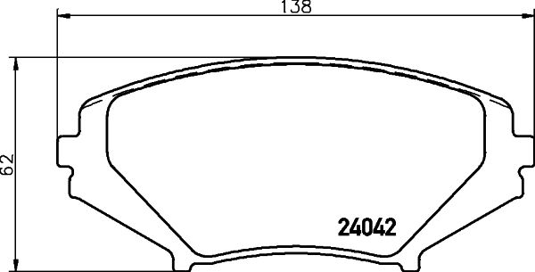 HELLA PAGID 8DB 355 010-881 Brake Pad Set, disc brake