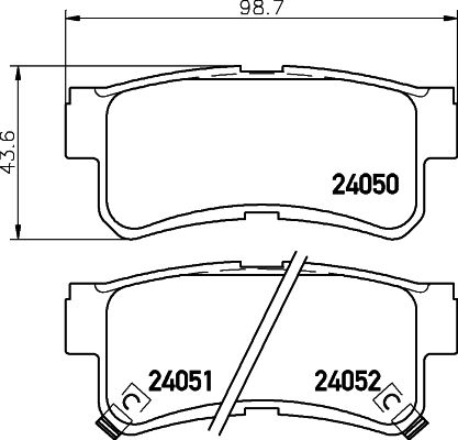 HELLA PAGID 8DB 355 011-151 Brake Pad Set, disc brake