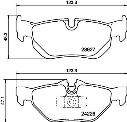 HELLA PAGID 8DB 355 011-301 Brake Pad Set, disc brake