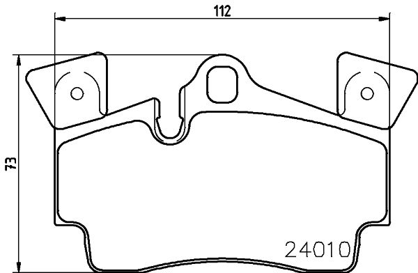 HELLA PAGID 8DB 355 011-471 Brake Pad Set, disc brake