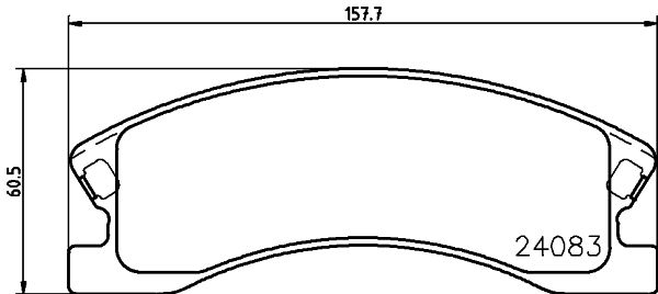HELLA PAGID 8DB 355 011-541 Brake Pad Set, disc brake