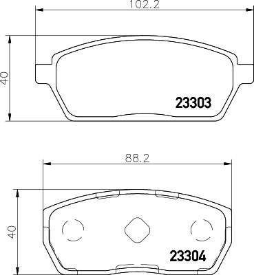 HELLA PAGID 8DB 355 011-611 Brake Pad Set, disc brake