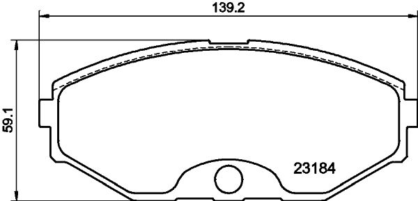 HELLA PAGID 8DB 355 011-631 Brake Pad Set, disc brake