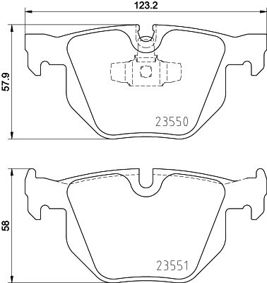 HELLA PAGID 8DB 355 011-801 Brake Pad Set, disc brake