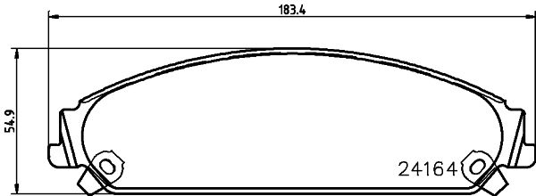 HELLA PAGID 8DB 355 011-891 Brake Pad Set, disc brake