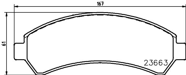 HELLA PAGID 8DB 355 011-911 Brake Pad Set, disc brake