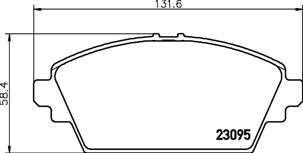HELLA PAGID 8DB 355 011-951 Brake Pad Set, disc brake