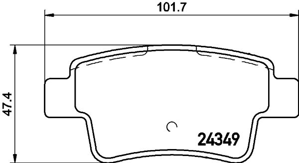 HELLA PAGID 8DB 355 012-391 Brake Pad Set, disc brake