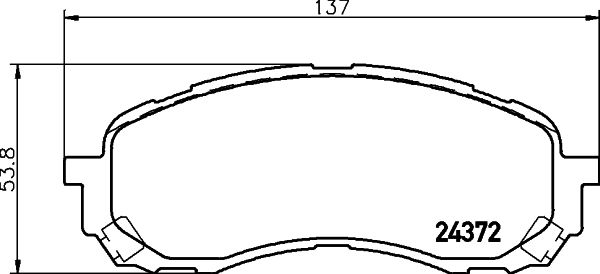 HELLA PAGID 8DB 355 012-451 Brake Pad Set, disc brake