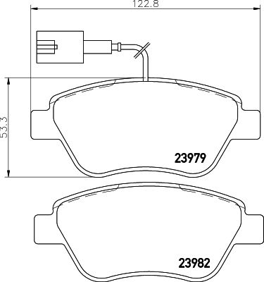 HELLA PAGID 8DB 355 012-841 Brake Pad Set, disc brake