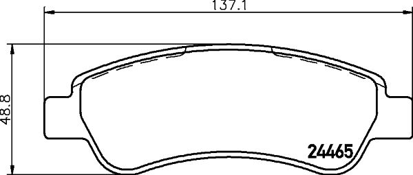 HELLA PAGID 8DB 355 012-911 Brake Pad Set, disc brake
