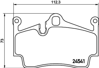 Brake Pad Set, disc brake HELLA PAGID 8DB 355 013-311