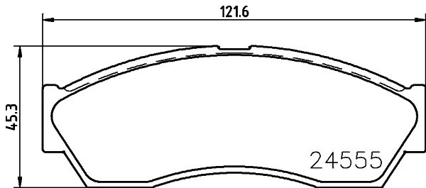 HELLA PAGID 8DB 355 013-431 Brake Pad Set, disc brake