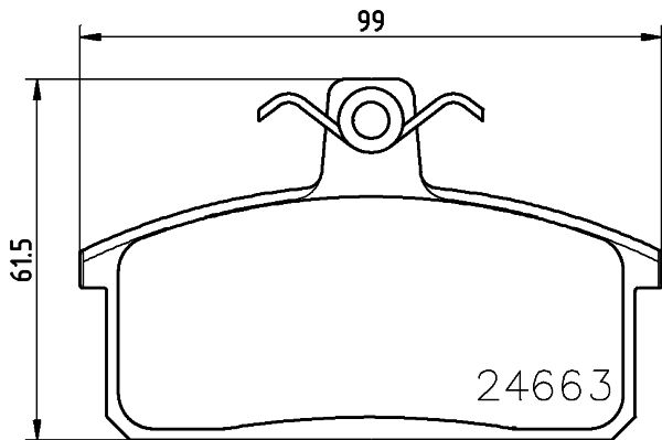 HELLA PAGID 8DB 355 013-451 Brake Pad Set, disc brake
