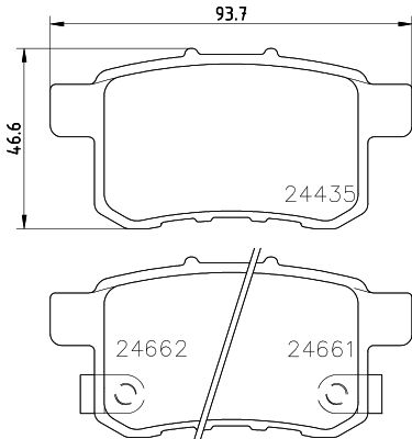 HELLA PAGID 8DB 355 013-631 Brake Pad Set, disc brake