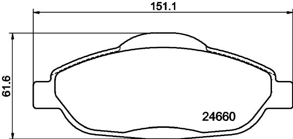 HELLA PAGID 8DB 355 013-911 Brake Pad Set, disc brake