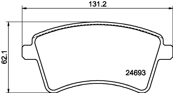 HELLA PAGID 8DB 355 013-961 Brake Pad Set, disc brake