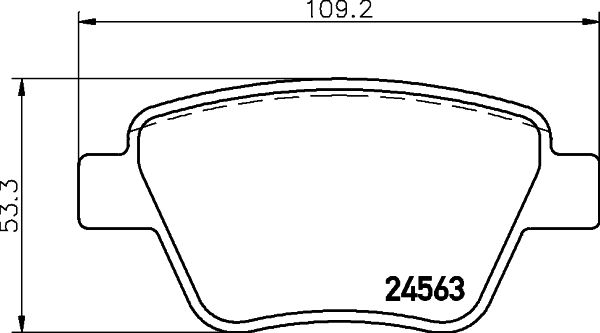 HELLA PAGID 8DB 355 014-021 Brake Pad Set, disc brake