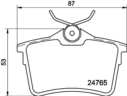 HELLA PAGID 8DB 355 014-081 Brake Pad Set, disc brake