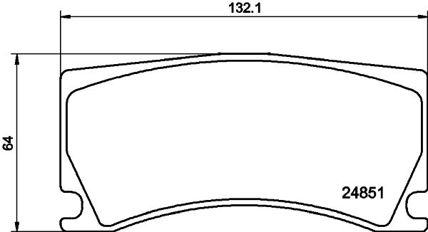 HELLA PAGID 8DB 355 014-101 Brake Pad Set, disc brake