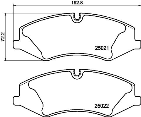 HELLA PAGID 8DB 355 015-081 Brake Pad Set, disc brake