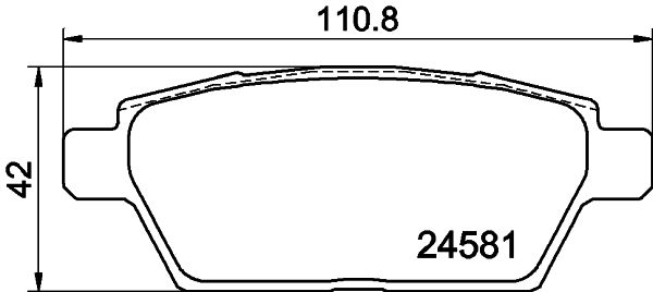 HELLA PAGID 8DB 355 015-091 Brake Pad Set, disc brake