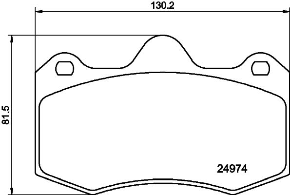 HELLA PAGID 8DB 355 015-111 Brake Pad Set, disc brake