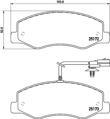 HELLA PAGID 8DB 355 015-311 Brake Pad Set, disc brake