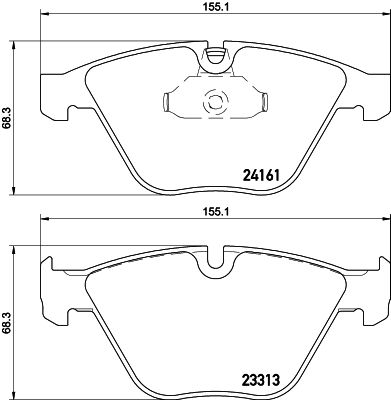 HELLA PAGID 8DB 355 015-601 Brake Pad Set, disc brake