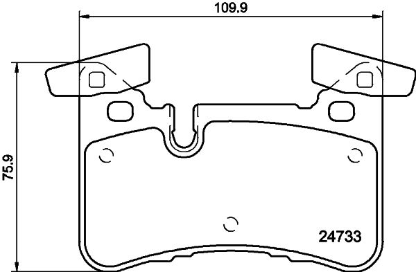 HELLA PAGID 8DB 355 015-721 Brake Pad Set, disc brake