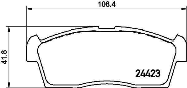 HELLA PAGID 8DB 355 015-731 Brake Pad Set, disc brake