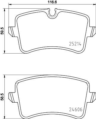 HELLA PAGID 8DB 355 016-061 Brake Pad Set, disc brake