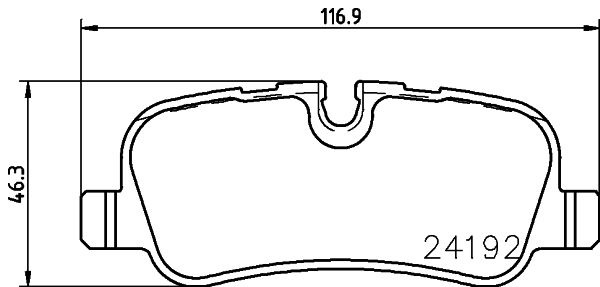 HELLA PAGID 8DB 355 016-181 Brake Pad Set, disc brake
