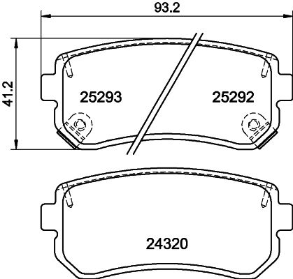 HELLA PAGID 8DB 355 016-221 Brake Pad Set, disc brake