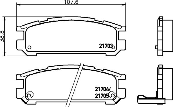 HELLA PAGID 8DB 355 016-491 Brake Pad Set, disc brake