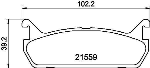 HELLA PAGID 8DB 355 016-601 Brake Pad Set, disc brake