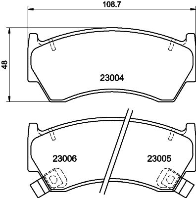 HELLA PAGID 8DB 355 016-661 Brake Pad Set, disc brake