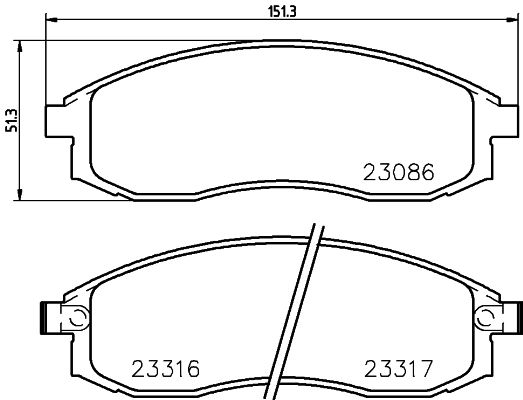 HELLA PAGID 8DB 355 016-891 Brake Pad Set, disc brake