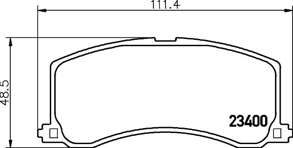 HELLA PAGID 8DB 355 016-941 Brake Pad Set, disc brake