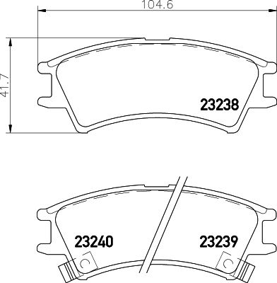 HELLA PAGID 8DB 355 017-051 Brake Pad Set, disc brake