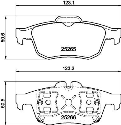 HELLA PAGID 8DB 355 017-341 Brake Pad Set, disc brake