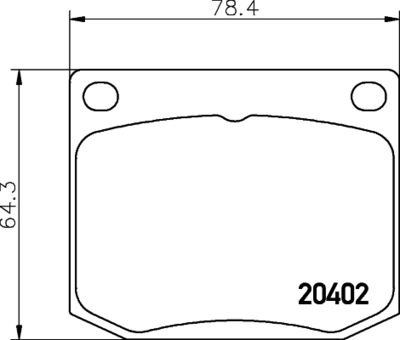 Brake Pad Set, disc brake HELLA PAGID 8DB 355 017-381