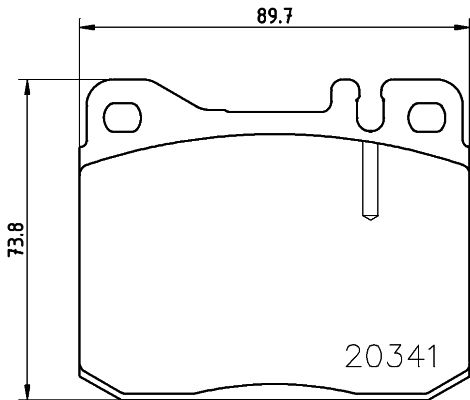 HELLA PAGID 8DB 355 017-431 Brake Pad Set, disc brake