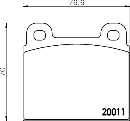 HELLA PAGID 8DB 355 017-451 Brake Pad Set, disc brake