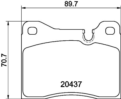 HELLA PAGID 8DB 355 017-561 Brake Pad Set, disc brake