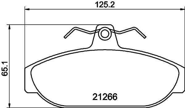 HELLA PAGID 8DB 355 017-721 Brake Pad Set, disc brake