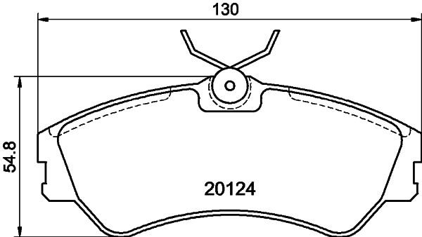 HELLA PAGID 8DB 355 017-881 Brake Pad Set, disc brake